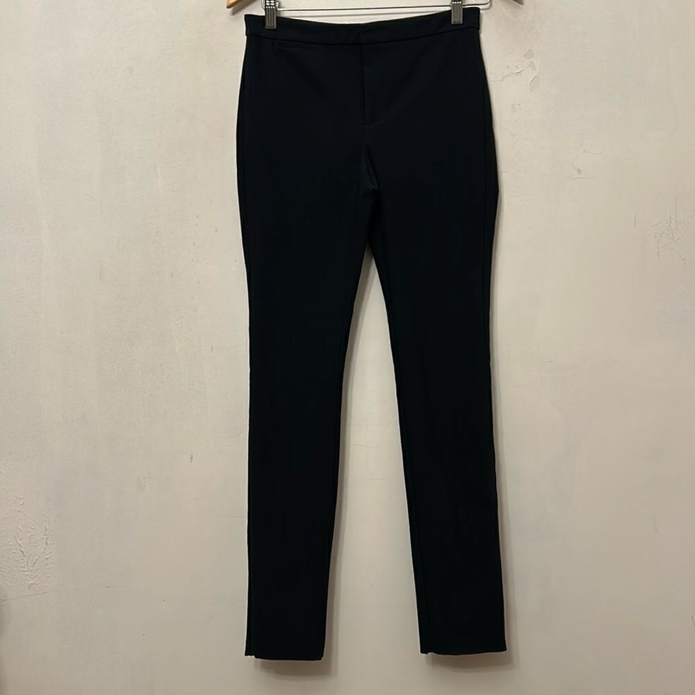 Vince black skinny unhemmed pants Size 4 EUC